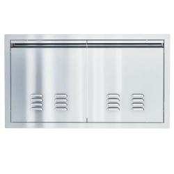 Sunstone Grills Aruba Series 36 Inch Stainless Steel Vented Double Access Door ARU DDV36250