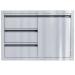 Sunstone Grills Aruba Series 30 Inch Stainless Steel Right Hinged Access Door  and  Triple Drawer Combo