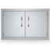 Sunstone Grills Classic Series 33 Inch Stainless Steel Flush Mount Double Access Door
