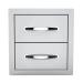 Sunstone Grills Classic Series 14 Inch Stainless Steel Flush Mount Double Access Drawer