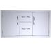 Sunstone Grills Classic Series 42 Inch Stainless Steel Flush Mount Double Access Door  and  Double Drawer Combo