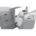 Sunstone Grill Classic Series 30 Inch Stainless Steel Roll Out Propane Tank Drawer  and  Triple Drawer Combo