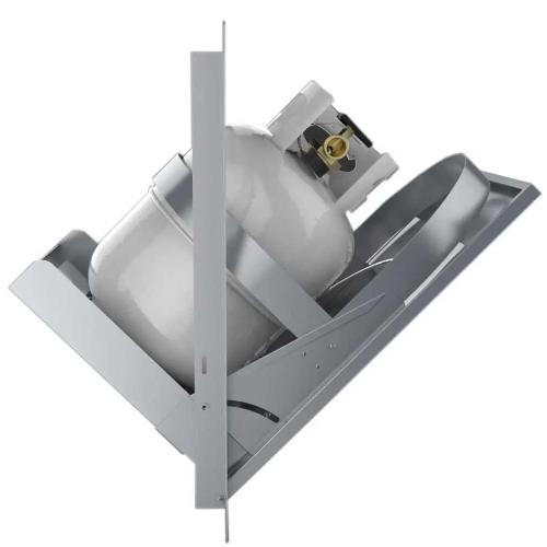 Sunstone Grills Classic Series 20 Inch Stainless Steel Vented Tilt Out Propane Tank Bin