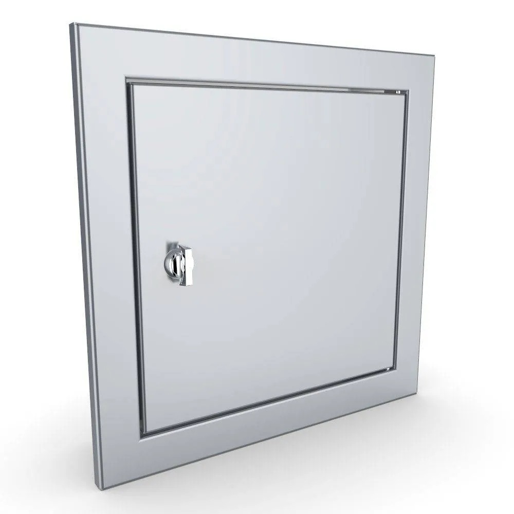 Sunstone Grill Signature Series 12 Inch Stainless Steel Beveled Frame Reversible Hinged Single Access Door