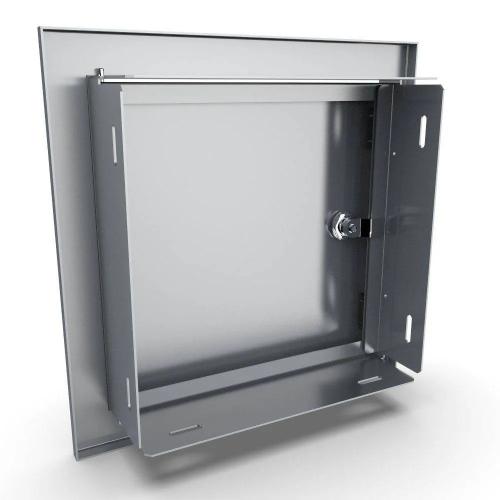 Sunstone Grill Signature Series 12 Inch Stainless Steel Beveled Frame Reversible Hinged Single Access Door