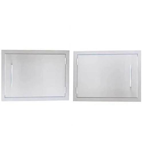 Sunstone Grill Signature Series 20 Inch Stainless Steel Beveled Frame Reversible Hinged Horizontal Single Access Door