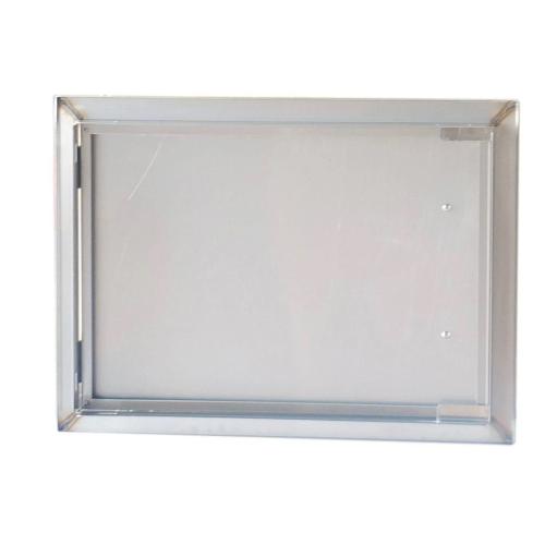 Sunstone Grill Signature Series 20 Inch Stainless Steel Beveled Frame Reversible Hinged Horizontal Single Access Door