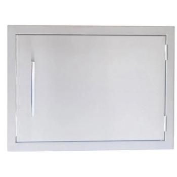 Sunstone Grills Signature Series 20 Inch Stainless Steel Beveled Frame Reversible Hinged Horizontal Single Access Door BA DH1420350