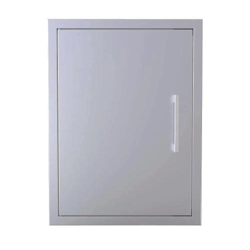 Sunstone Grills Signature Series 17 Inch Stainless Steel Beveled Frame Reversible Hinged Vertical Single Access Door