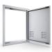 Sunstone Grill Signature Series 14 Inch Stainless Steel Beveled Frame Right Hinged Vertical Vented Single Access Door