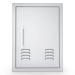Sunstone Grills Signature Series 14 Inch Stainless Steel Beveled Frame Right Hinged Vertical Vented Single Access Door