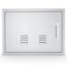 Sunstone Grill Signature Series 24 Inch Stainless Steel Beveled Frame Left Hinged Horizontal Vented Single Access Door