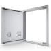 Sunstone Grill Signature Series 17 Inch Stainless Steel Beveled Frame Left Hinged Vertical Vented Single Access Door