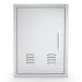 Sunstone Grills Signature Series 17 Inch Stainless Steel Beveled Frame Left Hinged Vertical Vented Single Access Door