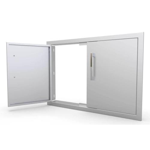 Sunstone Grill Signature Series 30 Inch Stainless Steel Beveled Frame Double Access Door