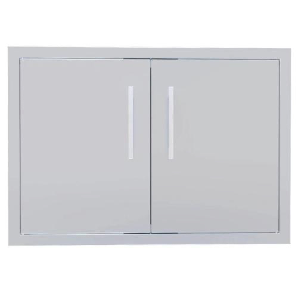 Sunstone Grills Signature Series 30 Inch Stainless Steel Beveled Frame Double Access Door