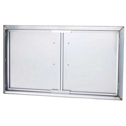 Sunstone Grill Signature Series 42 Inch Stainless Steel Beveled Frame Double Access Door