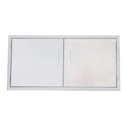 Sunstone Grills Signature Series 42 Inch Stainless Steel Beveled Frame Double Access Door BA DD42250