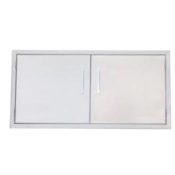Sunstone Grills Signature Series 42 Inch Stainless Steel Beveled Frame Double Access Door BA DD42350