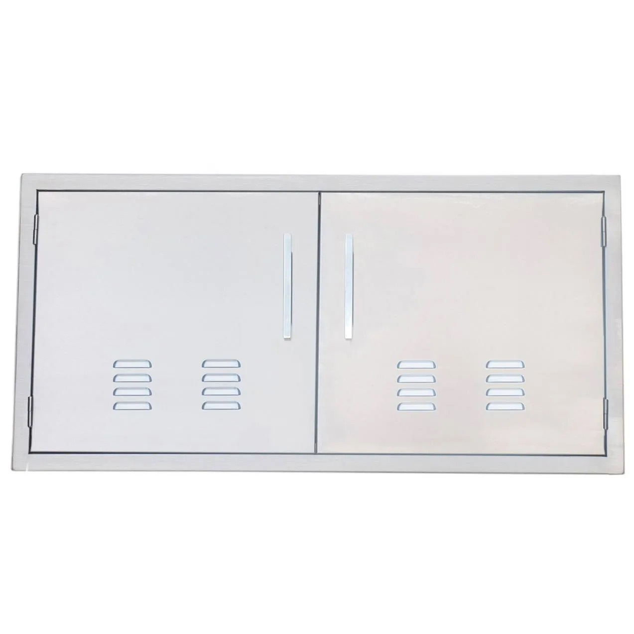 Sunstone Grills Signature Series 42 Inch Stainless Steel Beveled Frame Vented Double Access Door
