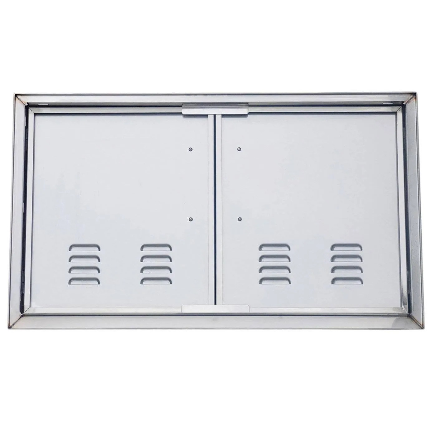 Sunstone Grills Signature Series 42 Inch Stainless Steel Beveled Frame Vented Double Access Door
