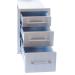 Sunstone Grills Signature Series 14 Inch Stainless Steel Beveled Frame Triple Access Drawer
