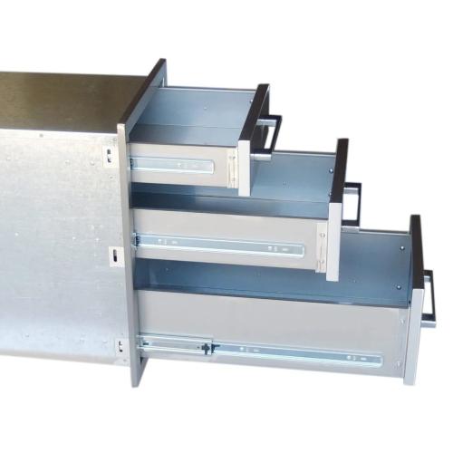 Sunstone Grills Signature Series 14 Inch Stainless Steel Beveled Frame Triple Access Drawer