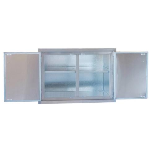 Sunstone Grill Signature Series 30 Inch Stainless Steel Beveled Frame Weather Sealed Dry Storage Pantry Cabinet