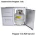Sunstone Grill Signature Series 30 Inch Stainless Steel Beveled Frame Double Access Drawer and Door Combo