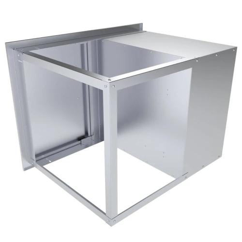 Sunstone Grill Signature Series 30 Inch Stainless Steel Beveled Frame Double Access Drawer and Door Combo