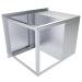 Sunstone Grill Signature Series 30 Inch Stainless Steel Beveled Frame Double Access Drawer and Door Combo