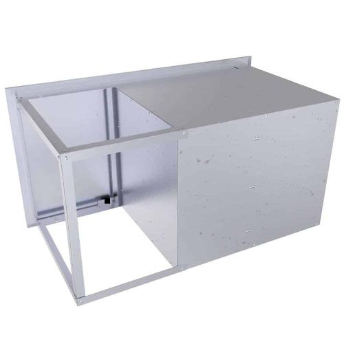 Sunstone Grill Signature Series 36 Inch Stainless Steel Beveled Frame Double Access Drawer and Double Door Combo