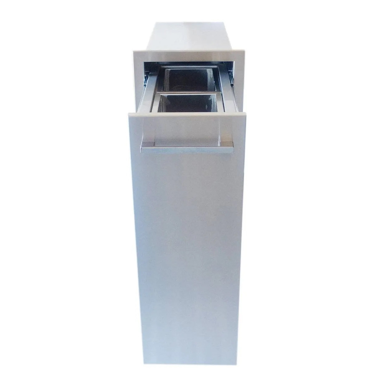 Sunstone Grill Signature Series 12 Inch Stainless Steel Beveled Frame Spice Rack Drawer