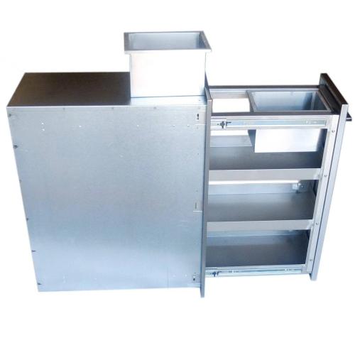 Sunstone Grill Signature Series 12 Inch Stainless Steel Beveled Frame Spice Rack Drawer