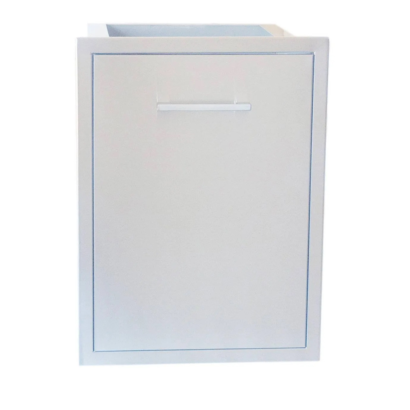 Sunstone Grills Signature Series 20 Inch Stainless Steel Beveled Frame Roll Out Trash Drawer
