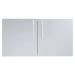 Sunstone Grills Designer Series 42 Inch Stainless Steel Raised Frame Double Access Doors with Shelves