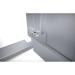 Sunstone Grills Designer Series 42 Inch Stainless Steel Raised Frame Double Access Doors with Shelves