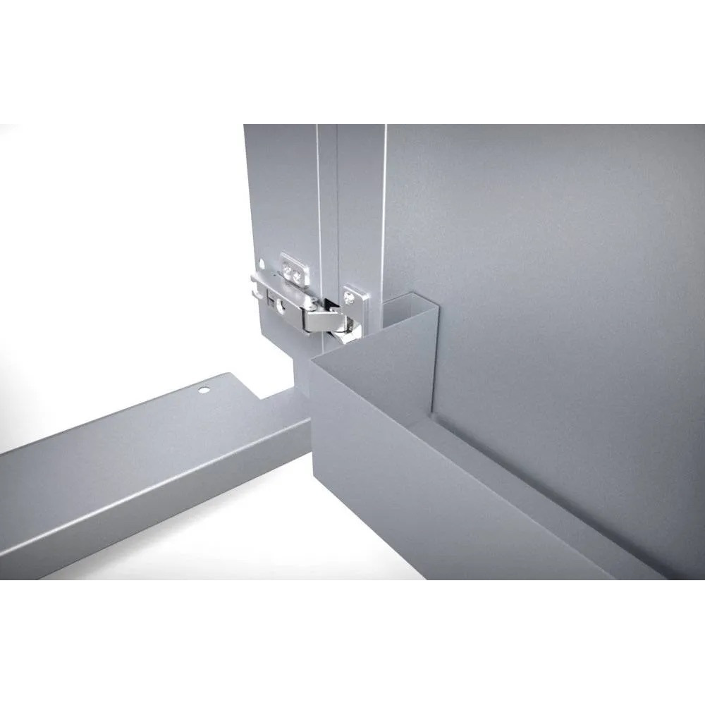 Sunstone Grills Designer Series 42 Inch Stainless Steel Raised Frame Double Access Doors with Shelves