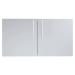 Sunstone Grills Designer Series 42 Inch Stainless Steel Raised Frame Double Access Doors with Shelves