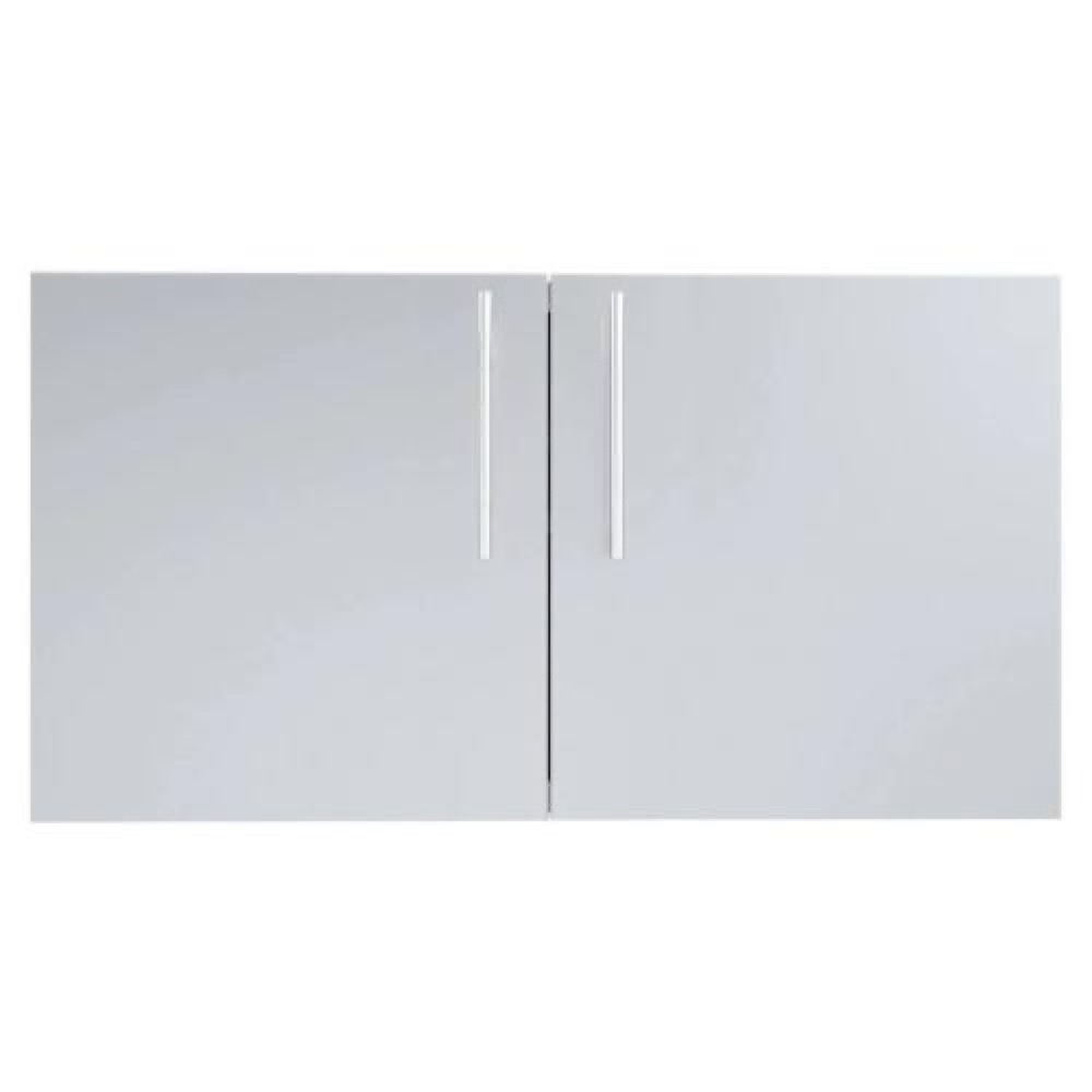 Sunstone Grills Designer Series 42 Inch Stainless Steel Raised Frame Double Access Doors with Shelves