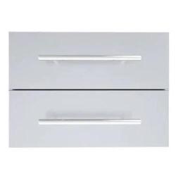 Sunstone Grills Designer Series 18 Inch Stainless Steel Raised Frame Double Access Drawer DE DD13 250