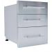 Sunstone Grill Designer Series 18 Inch Stainless Steel Raised Frame Triple Access Drawer