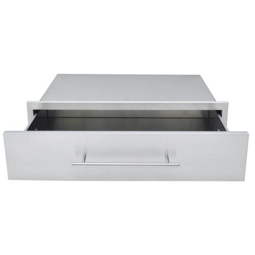 Sunstone Grill Designer Series 30 Inch by 6 Inch Stainless Steel Raised Frame Single Access Drawer