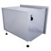 Sunstone Grills Designer Series 30 Inch Stainless Steel Raised Frame Double Door Dry Storage Pantry Cabinet