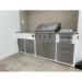 Sunstone Grill Designer Series 18 Inch Stainless Steel Raised Frame Roll Out Trash Drawer