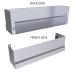 Sunstone 22 Inch Outdoor Rated Stainless Steel Heavy Duty Speed Rail Pocket Shelf