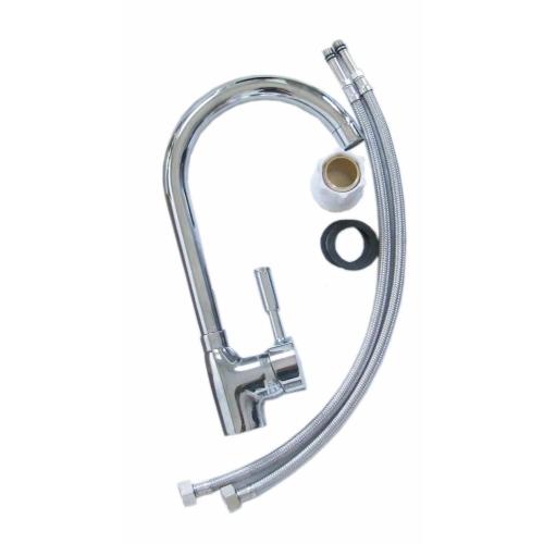 Sunstone Grills Polished Chrome Outdoor Hot  and  Cold Water Faucet