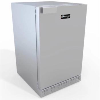 Sunstone Grills Signature Series 21 Inch 304 Stainless Steel Outdoor Rated Refrigerator with Reversible Hinge SAPFR21PRO350