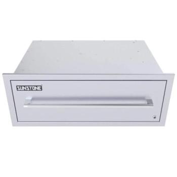 Sunstone Grills Signature Series 30 Inch Built In Electrical 110 Volt Warming Drawer SAP30WDPRO350
