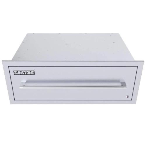 Sunstone Grills Signature Series 30 Inch Built In Electrical 110 Volt Warming Drawer